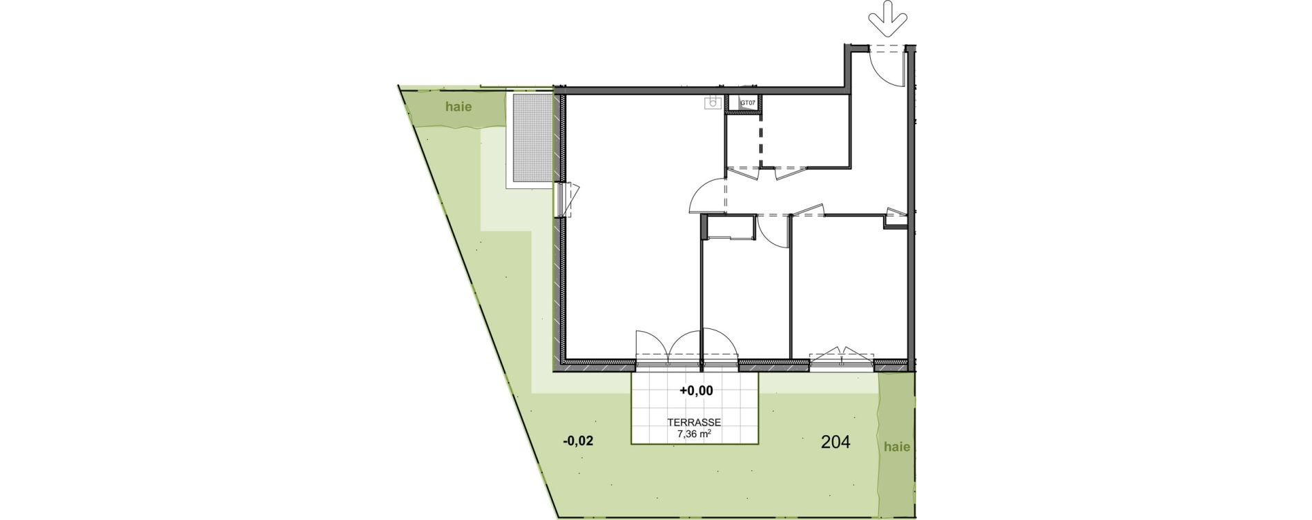 Appartement T3 de 68,34 m2 &agrave; Saint-Pierre-En-Faucigny Centre