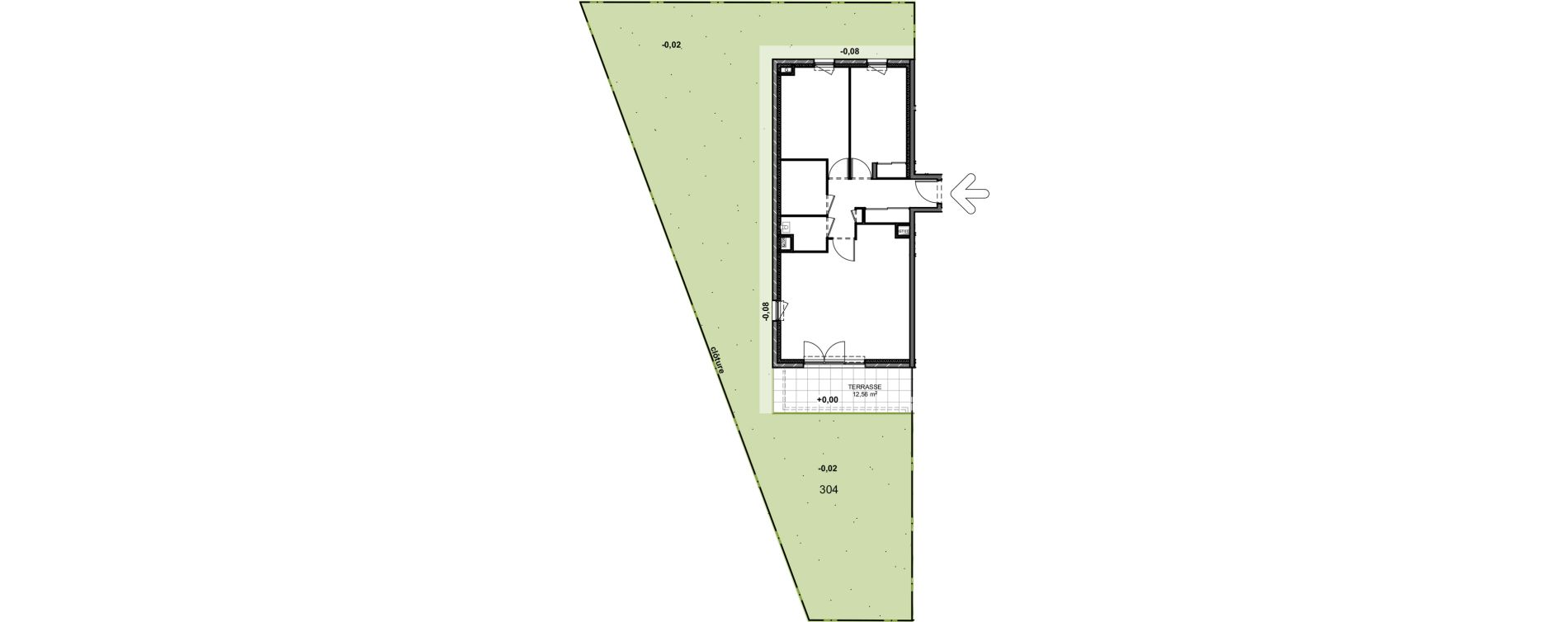 Appartement T3 de 71,19 m2 &agrave; Saint-Pierre-En-Faucigny Centre