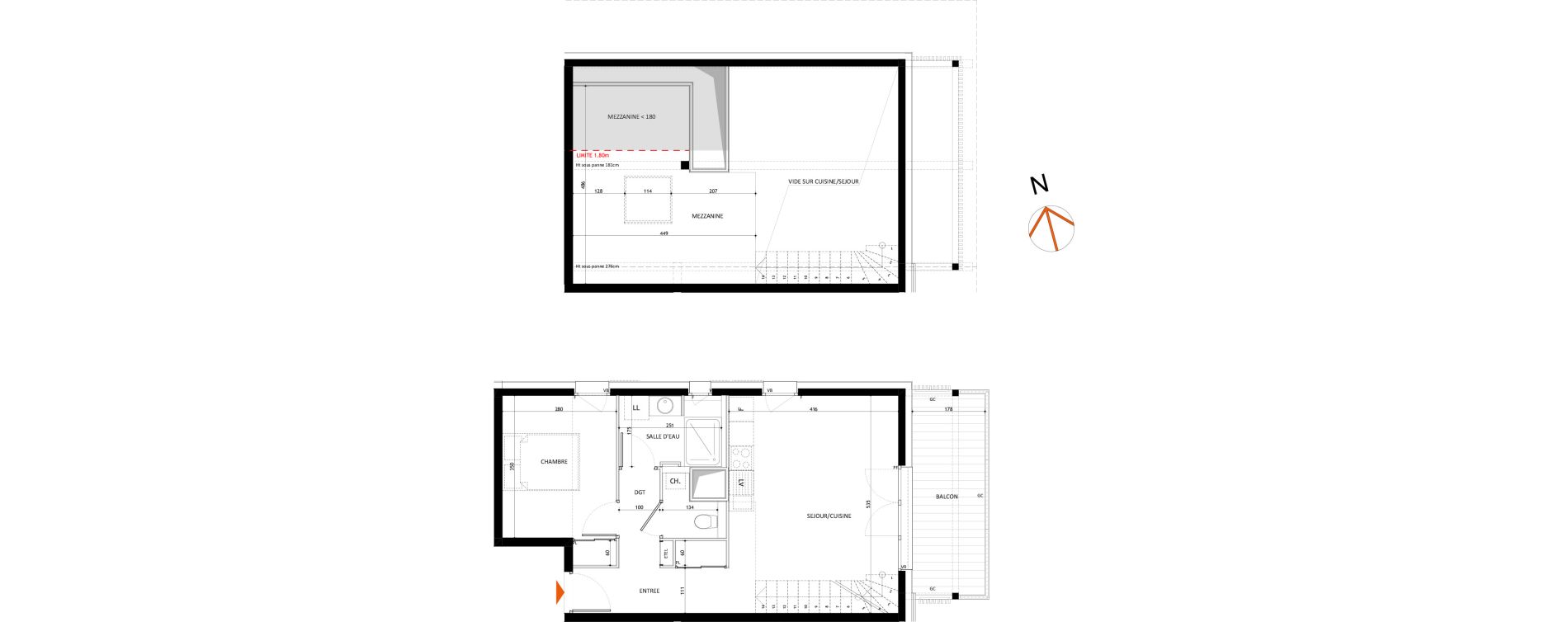 Appartement T3 de 57,91 m2 &agrave; Samo&euml;ns L'etelley