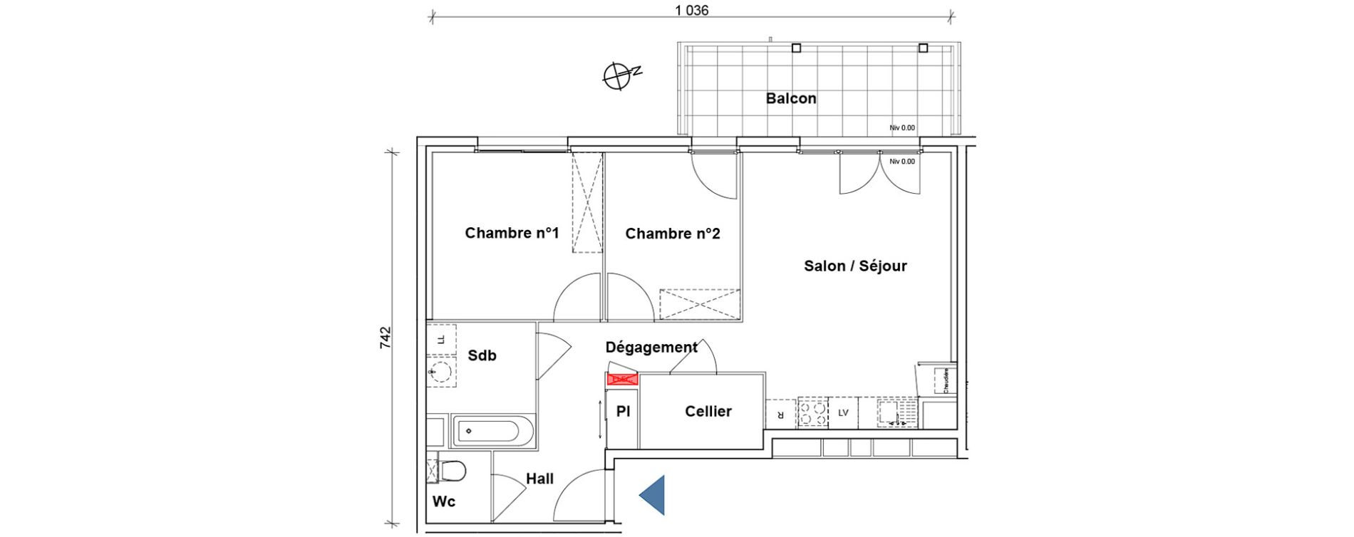 Appartement T3 de 63,46 m2 &agrave; Scionzier Centre