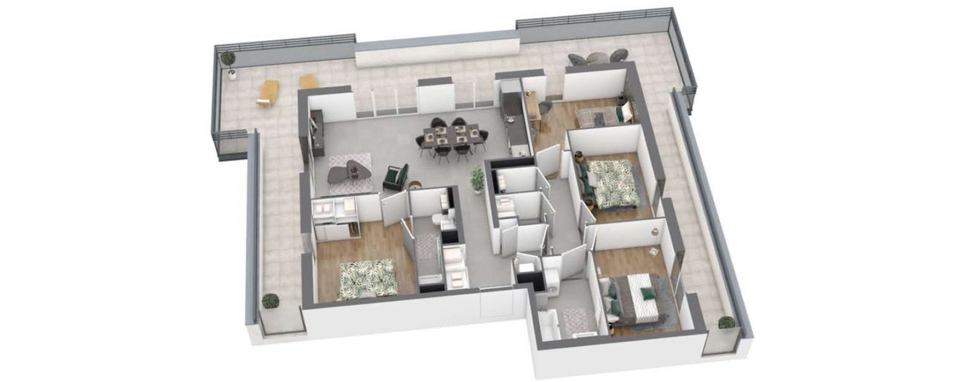 Appartement T5 de 104,02 m2 &agrave; Thonon-Les-Bains Centre