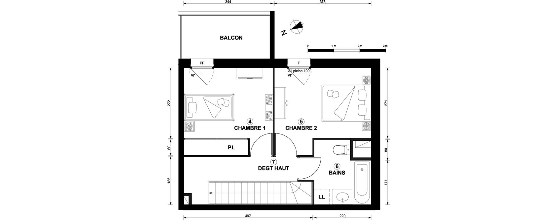 Appartement T2 de 42,35 m2 &agrave; Thonon-Les-Bains Centre