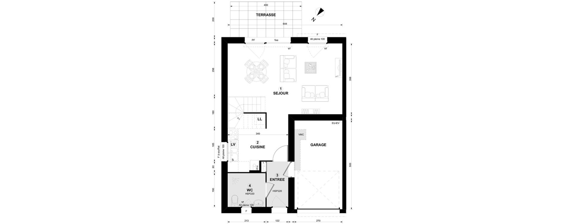 Maison T4 de 93,66 m2 &agrave; Thonon-Les-Bains Centre