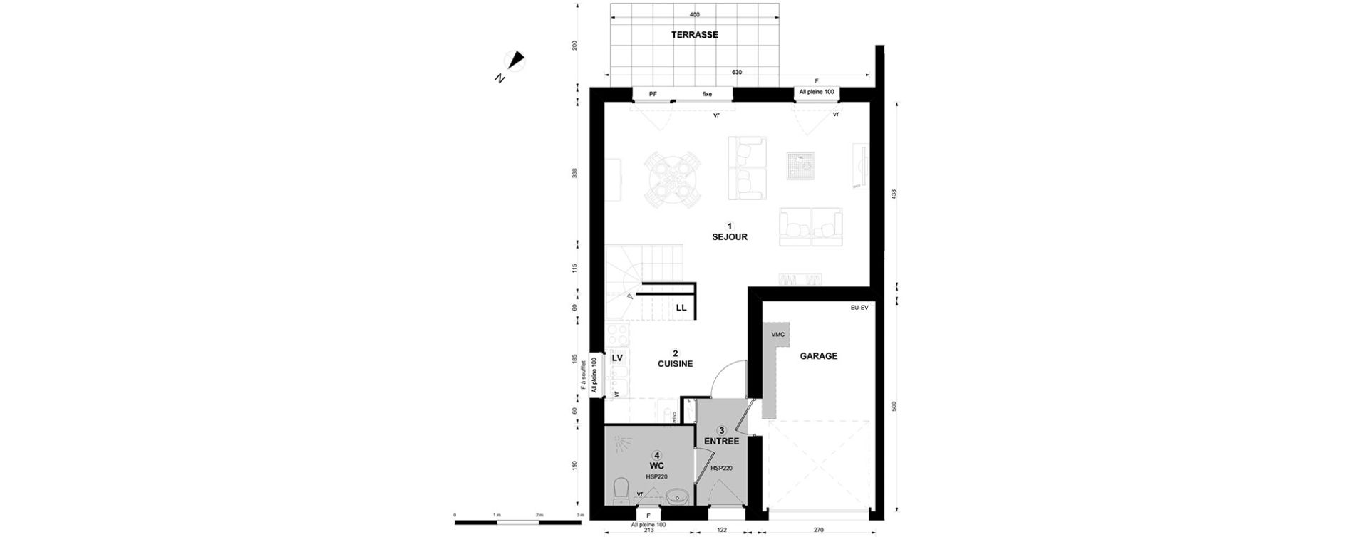 Maison T4 de 96,86 m2 &agrave; Thonon-Les-Bains Centre