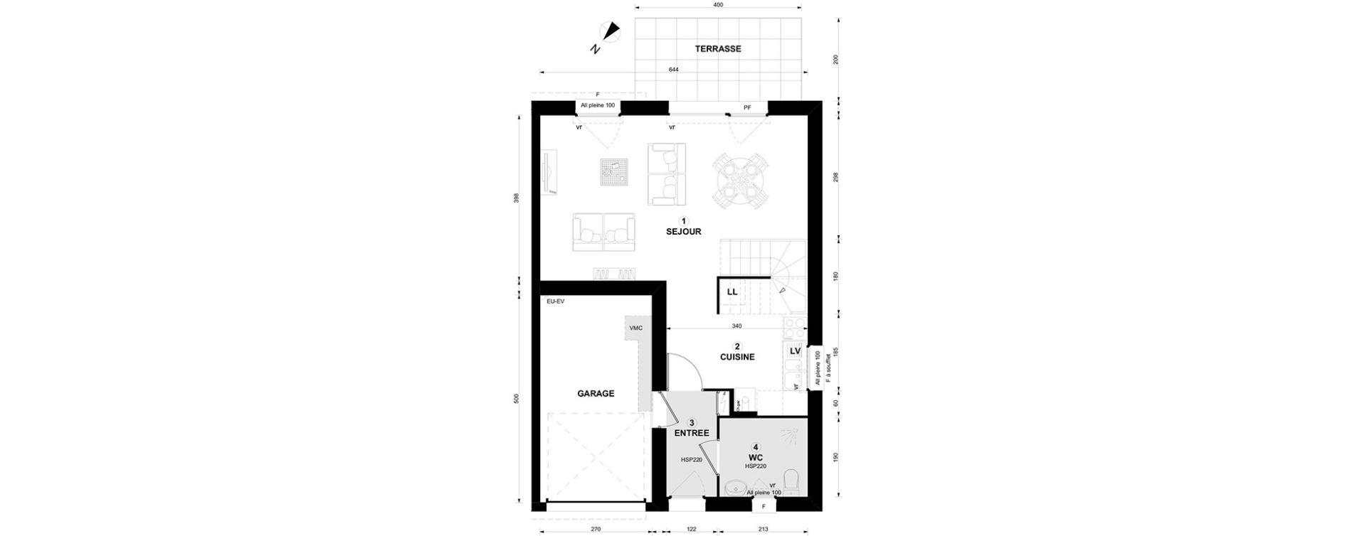 Maison T4 de 93,66 m2 &agrave; Thonon-Les-Bains Centre