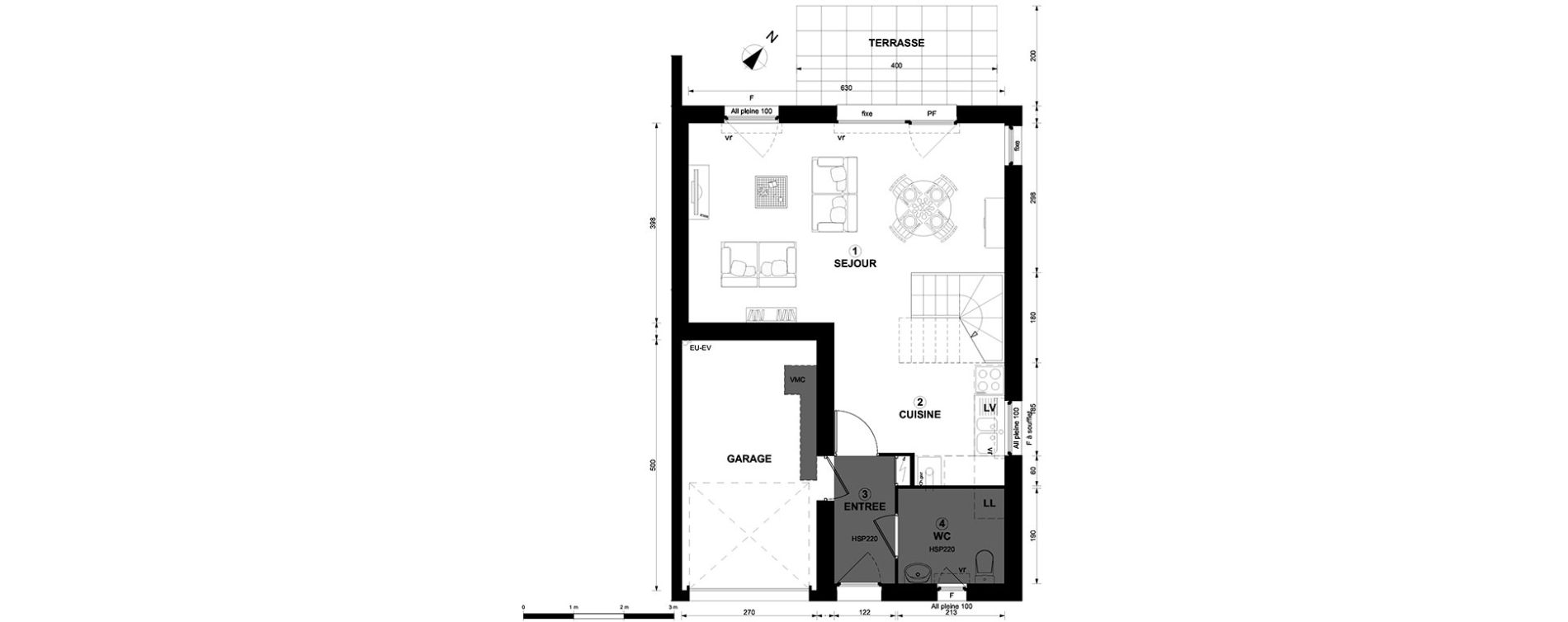 Maison T4 de 92,61 m2 &agrave; Thonon-Les-Bains Centre