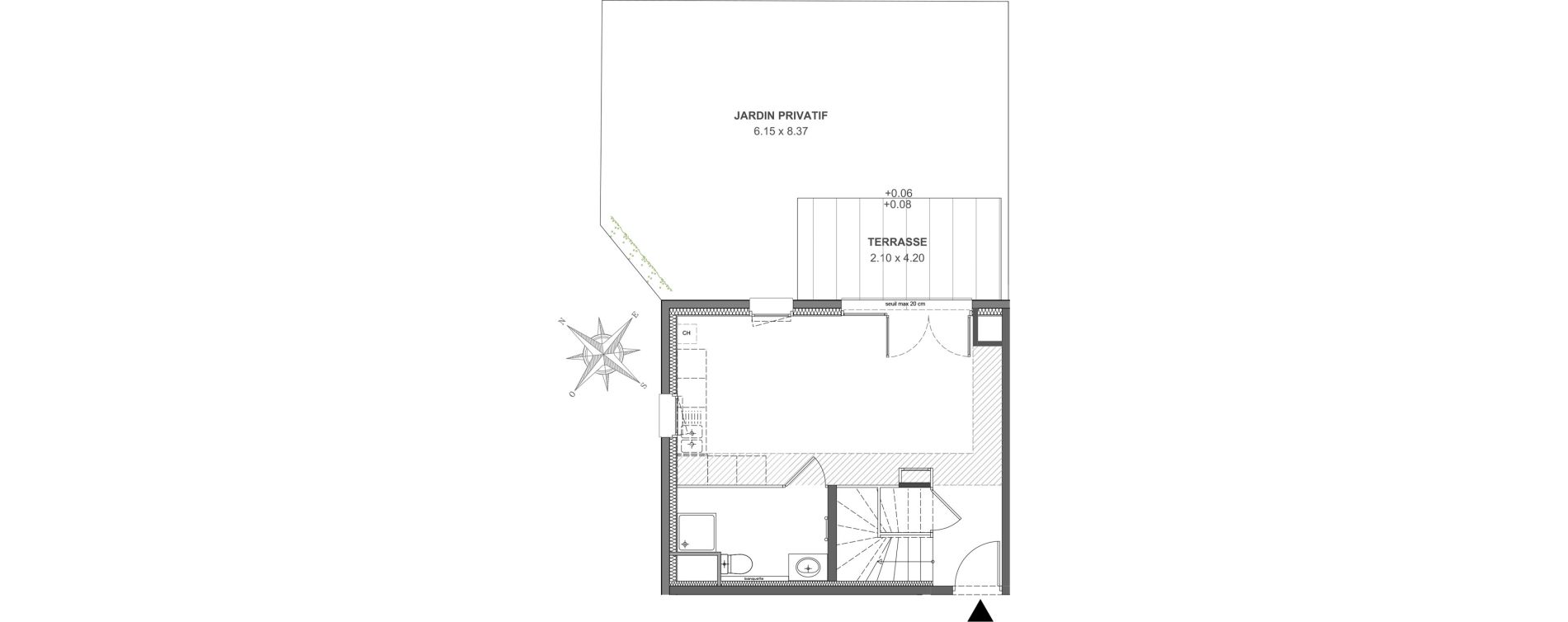 Appartement T4 de 77,67 m2 &agrave; Thonon-Les-Bains Rives - concise