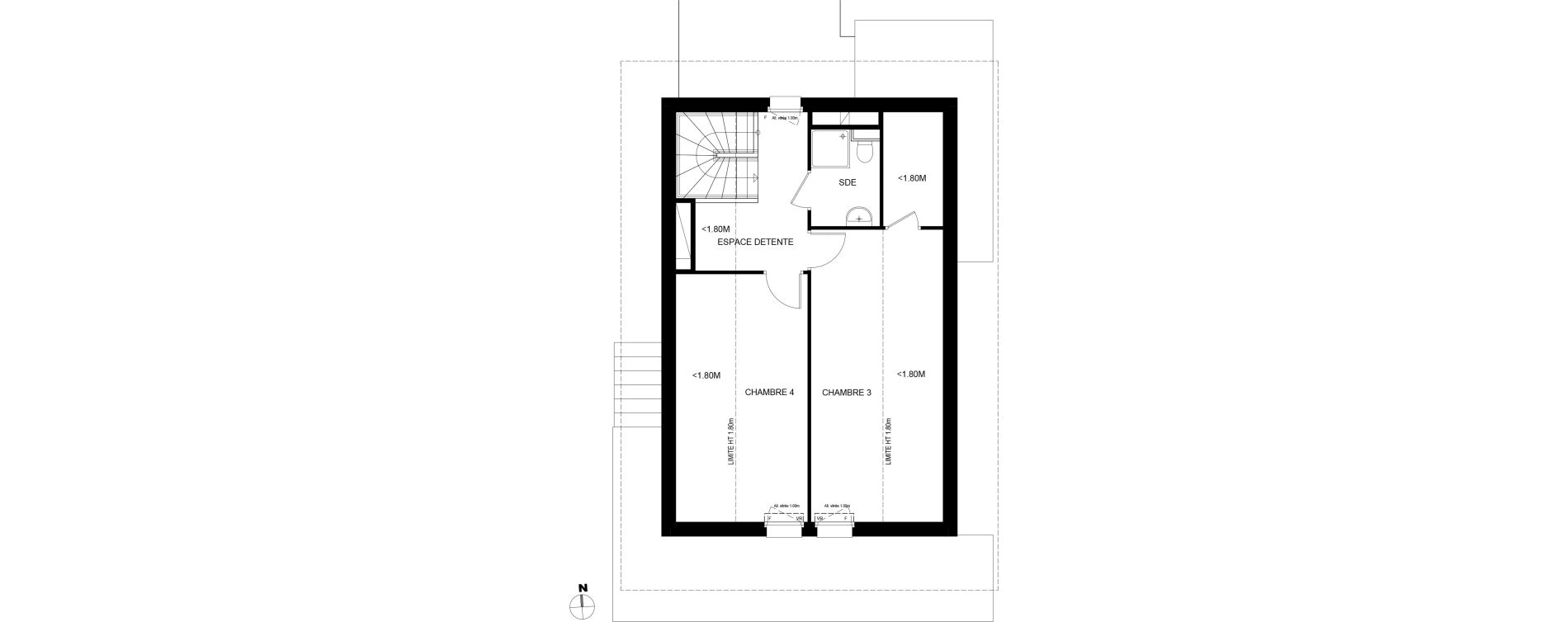 Villa T5 de 119,57 m2 &agrave; Thorens-Gli&egrave;res Centre