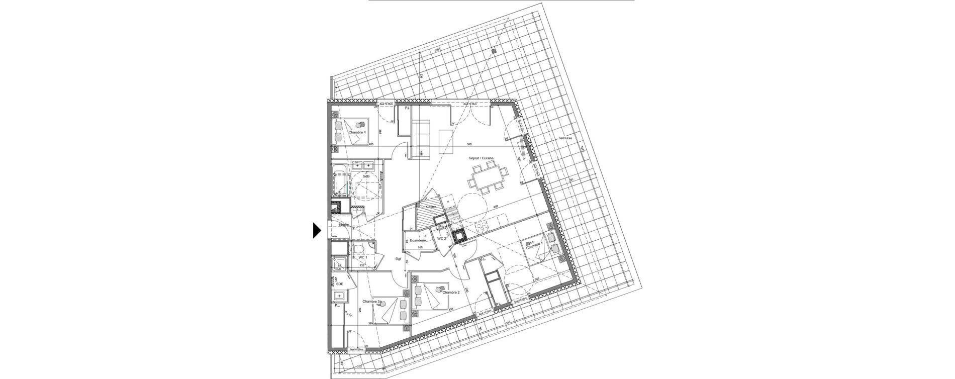 Appartement T5 de 113,43 m2 &agrave; V&eacute;traz-Monthoux Centre