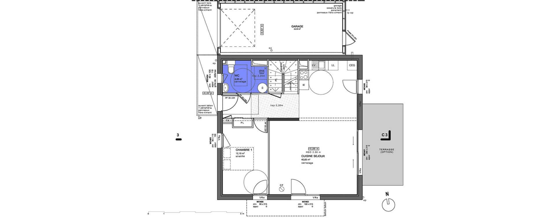 Maison T5 de 124,20 m2 &agrave; Villaz Centre