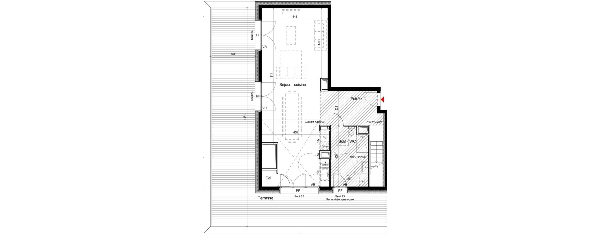 Duplex T4 de 147,74 m2 &agrave; Chamrousse Centre