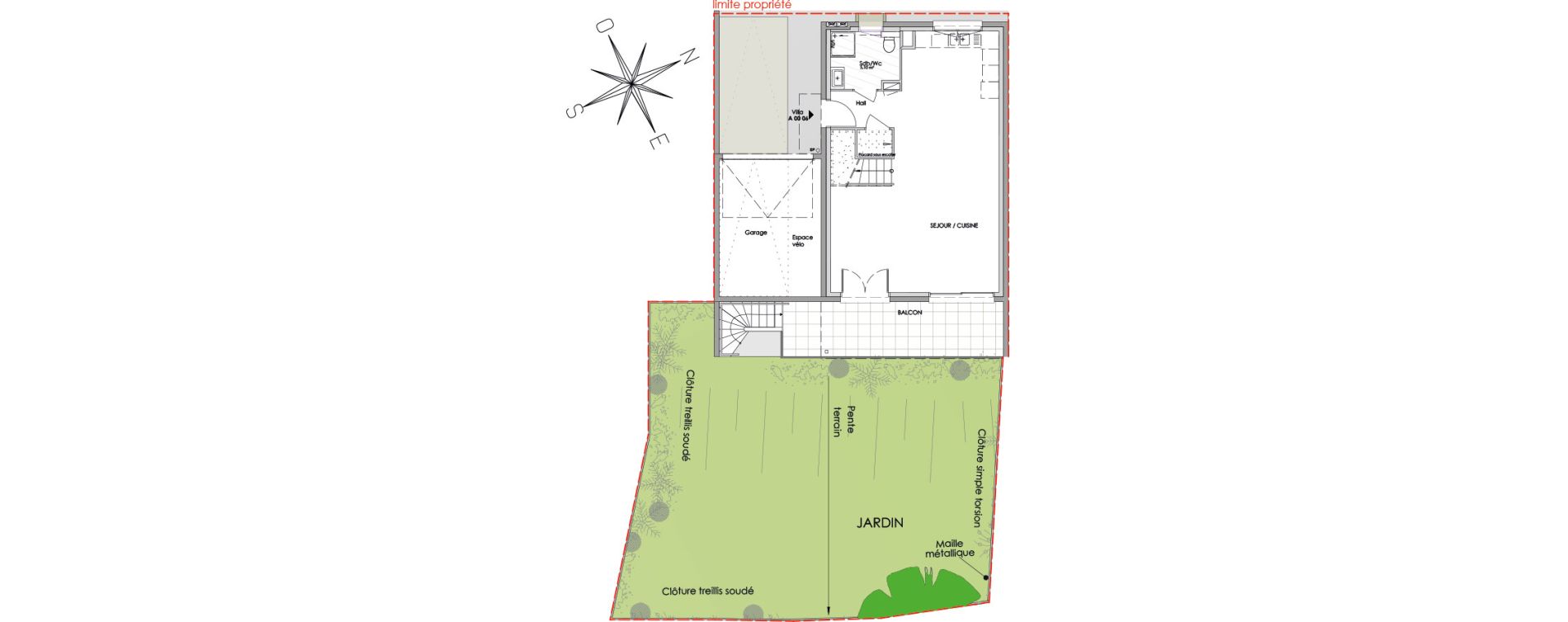 Maison T5 de 121,80 m2 &agrave; Claix Le coteau