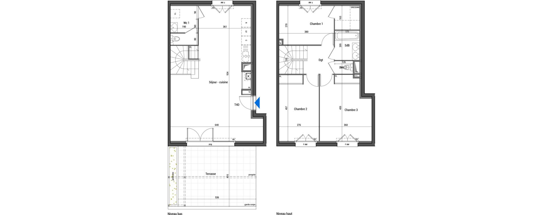 Appartement T4 de 97,55 m2 &agrave; Estrablin Centre