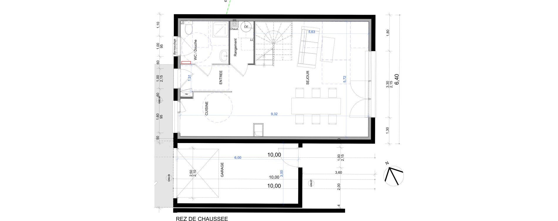 Maison T5 de 98,38 m2 &agrave; L'Isle-D'Abeau Centre