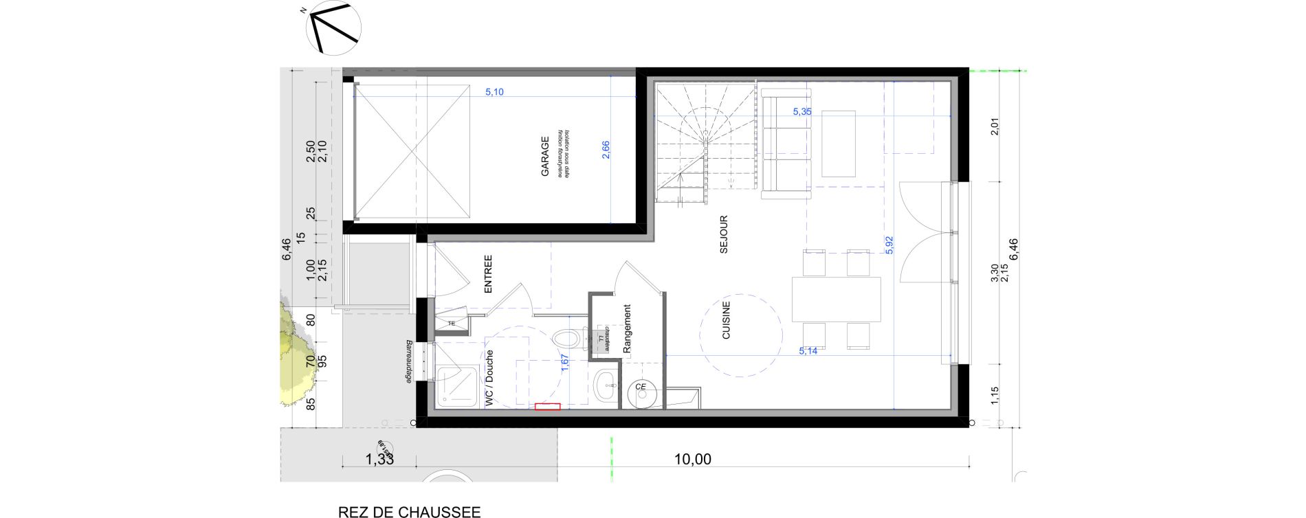 Maison T4 de 92,83 m2 &agrave; L'Isle-D'Abeau Centre
