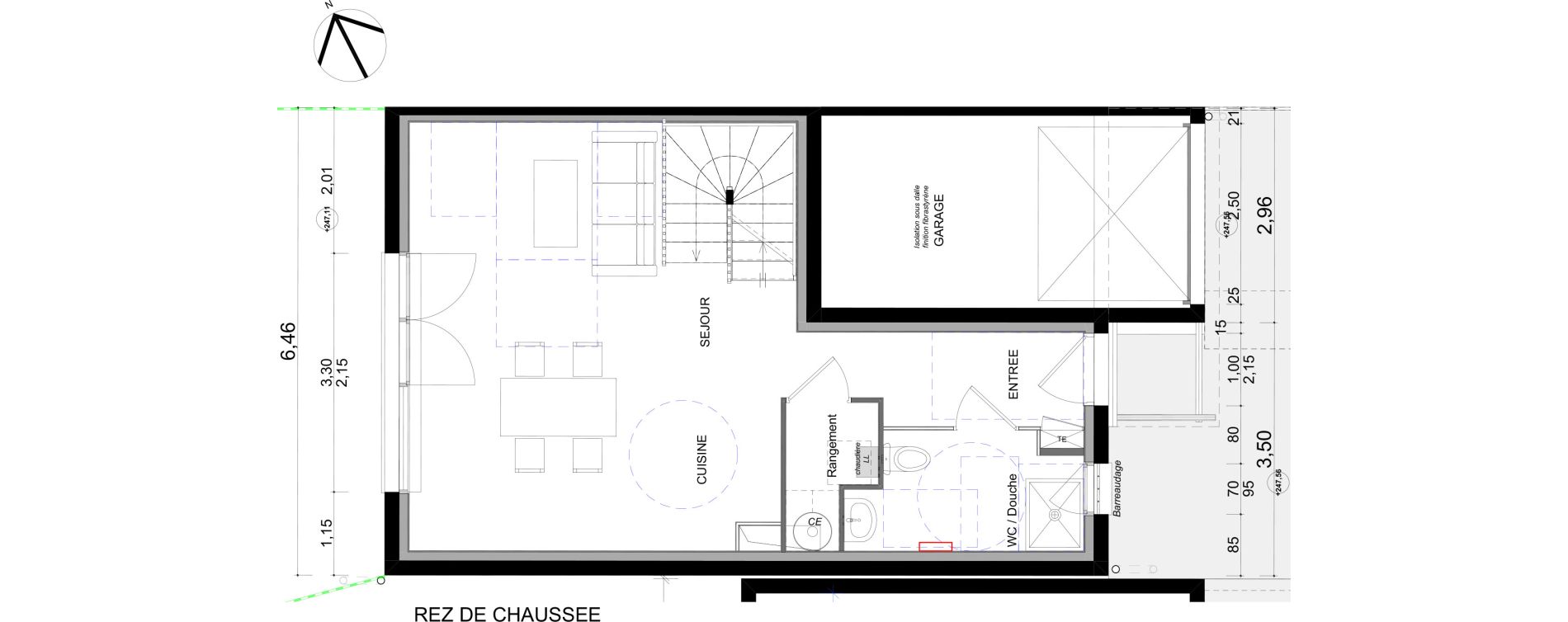 Maison T4 de 92,83 m2 &agrave; L'Isle-D'Abeau Centre