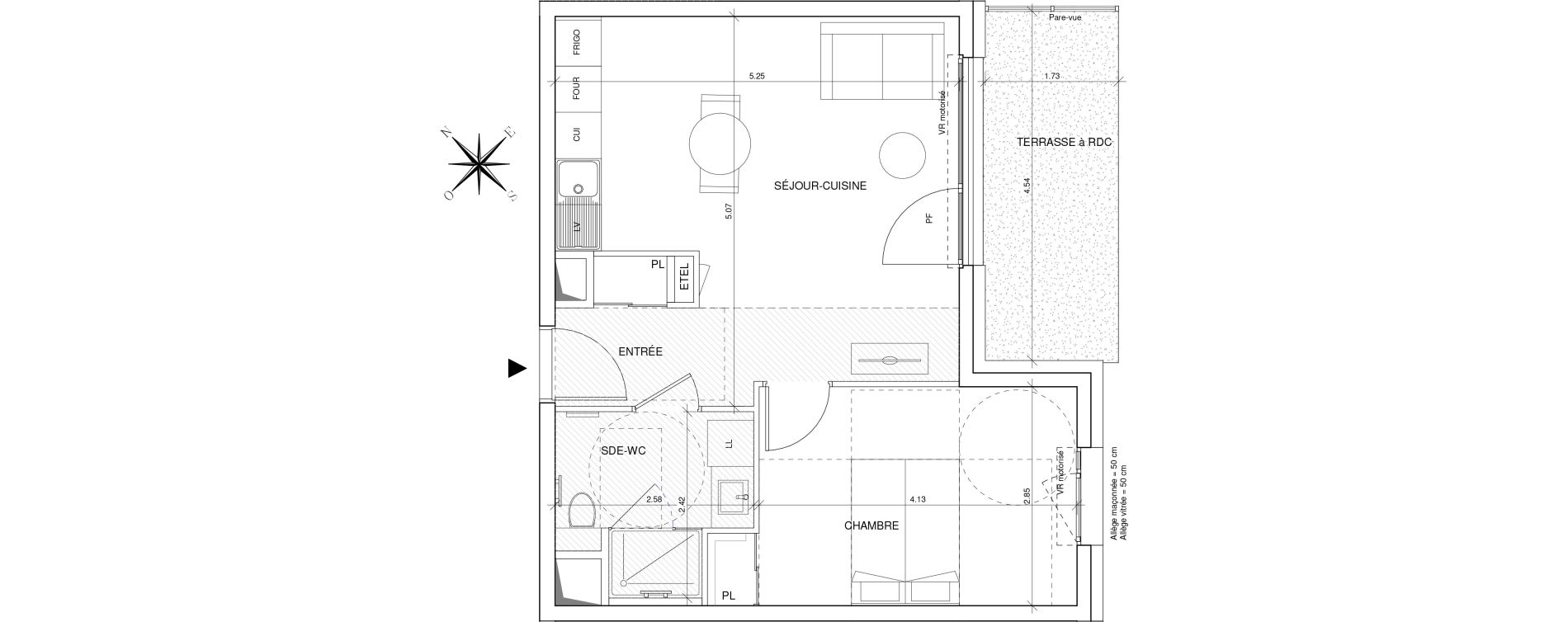 Appartement T2 de 42,35 m2 &agrave; Montbonnot-Saint-Martin Montbonnot st martin