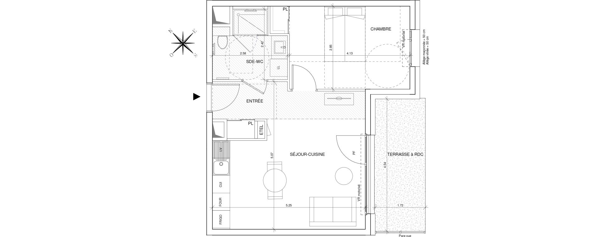 Appartement T2 de 42,34 m2 &agrave; Montbonnot-Saint-Martin Montbonnot st martin