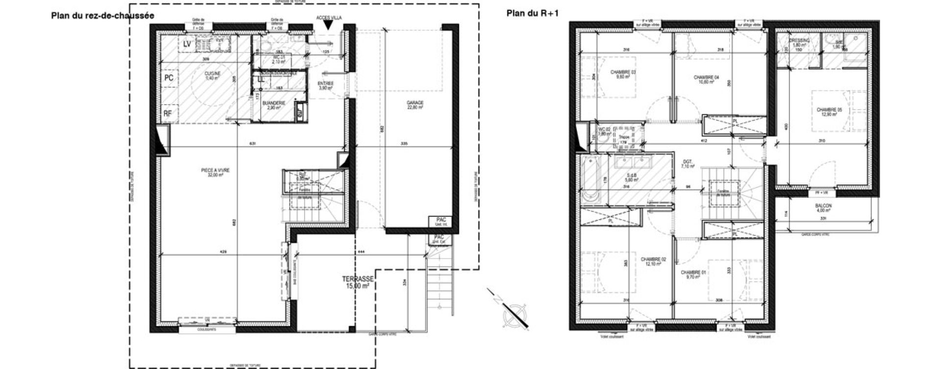 Maison T6 de 124,20 m2 &agrave; Revel Centre