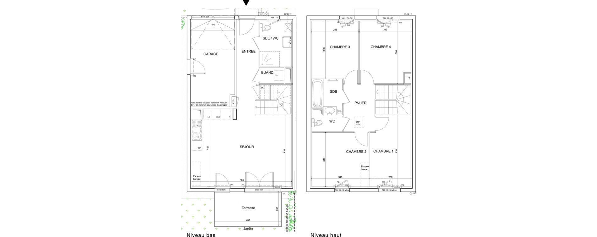 Maison T5 de 92,90 m2 &agrave; Roussillon Centre