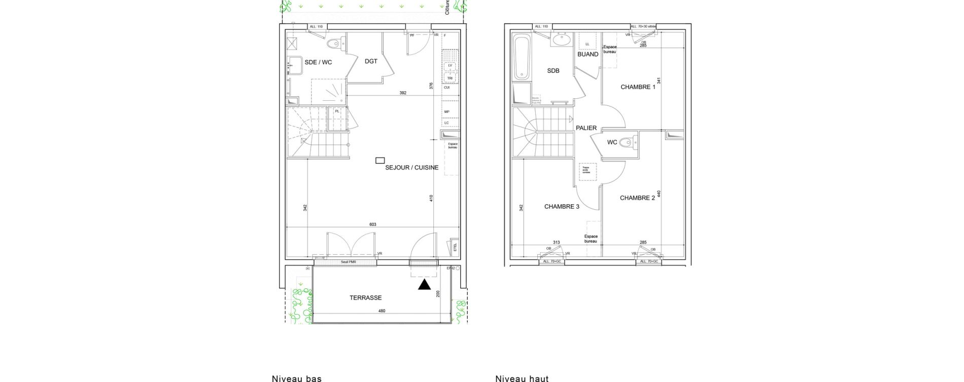 Maison T4 de 84,35 m2 &agrave; Roussillon Centre