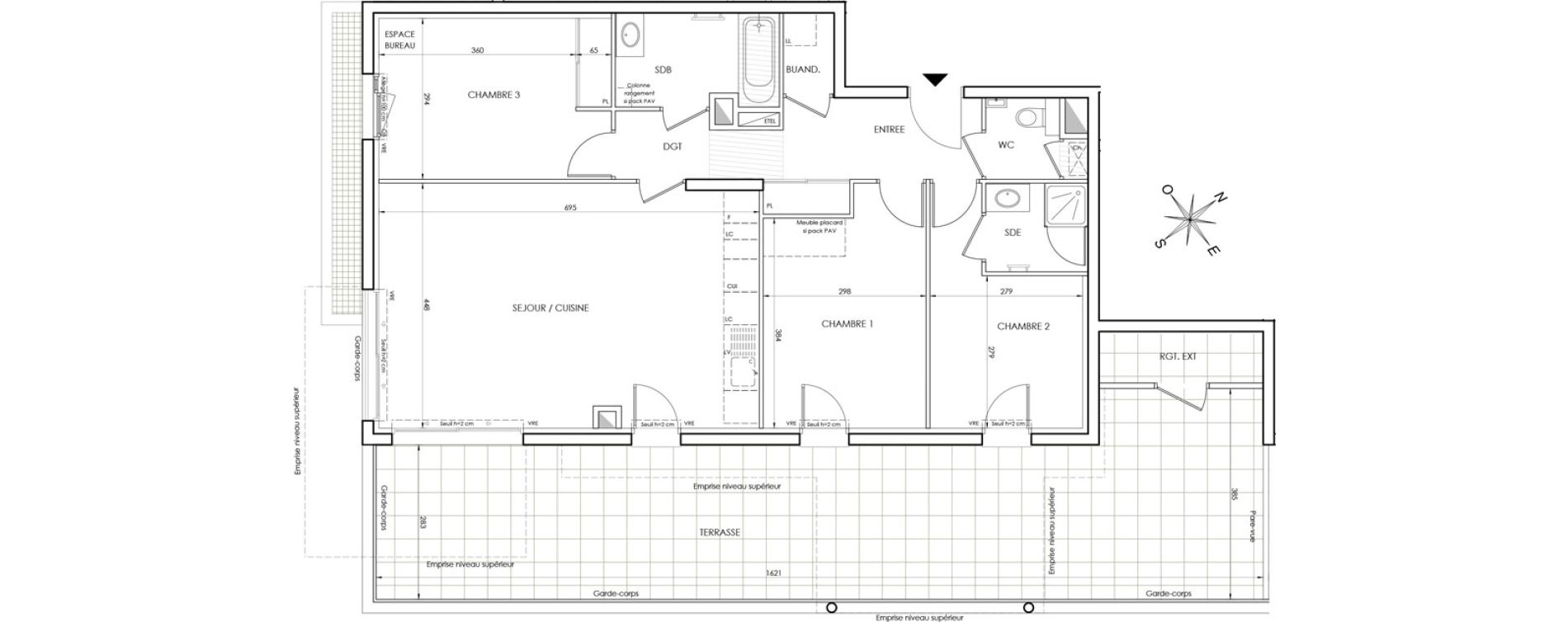 Appartement T4 de 86,20 m2 &agrave; Saint-Nazaire-Les-Eymes Centre