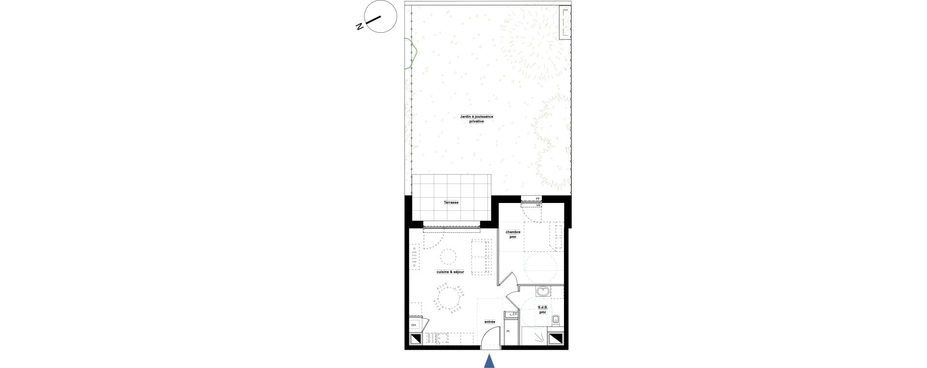 Appartement T2 de 42,50 m2 &agrave; Tignieu-Jameyzieu Centre