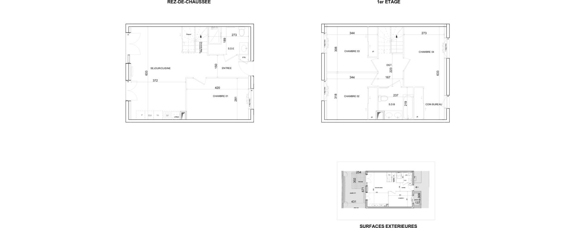 Maison T5 de 93,05 m2 &agrave; La Grand-Croix Centre