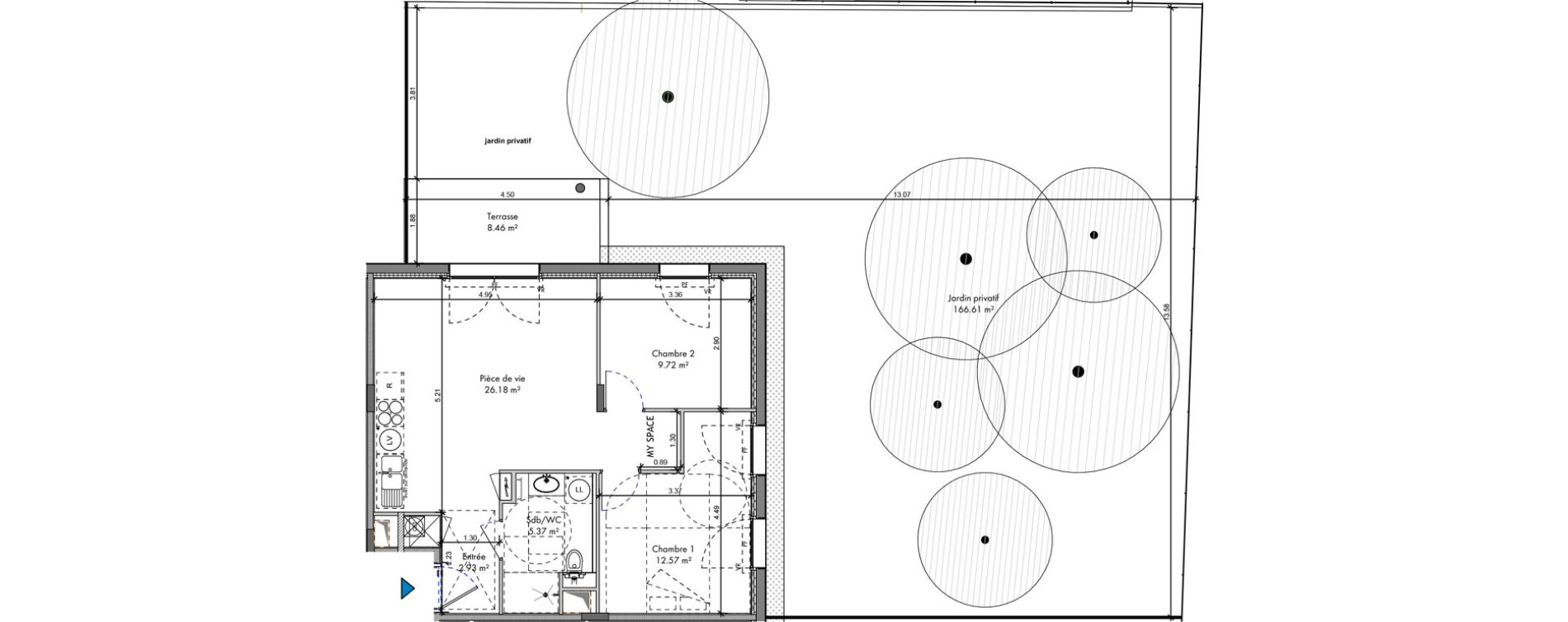 Appartement T3 de 56,76 m2 &agrave; Roanne Halage