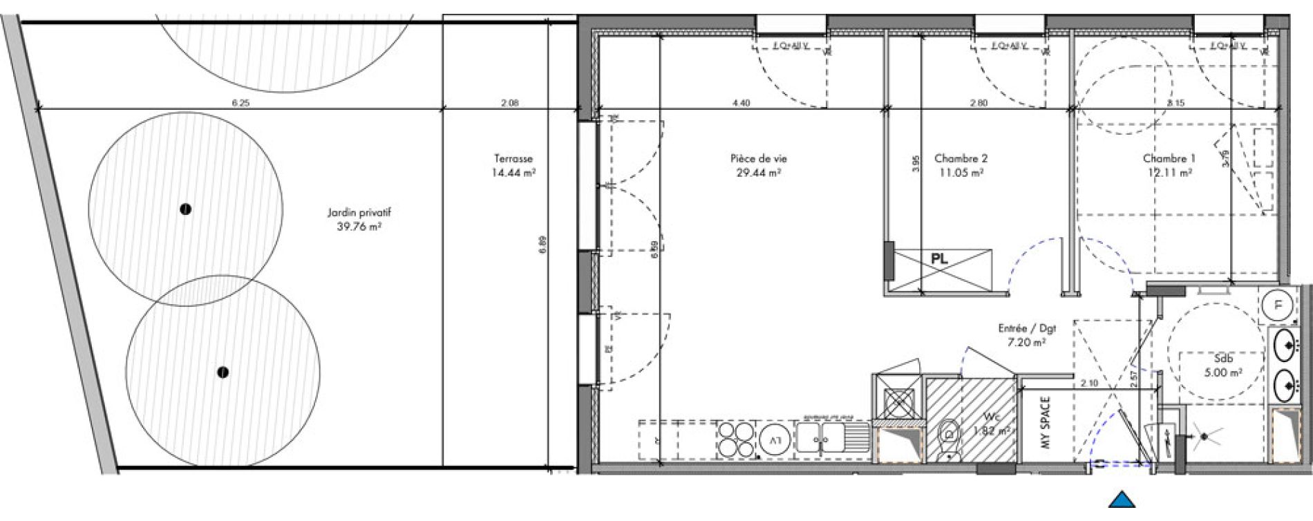 Appartement T3 de 66,62 m2 &agrave; Roanne Halage