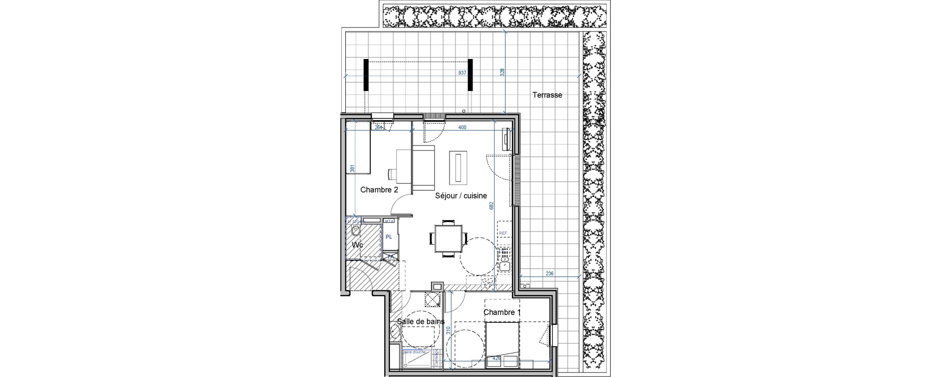 Appartement T3 de 63,14 m2 &agrave; Clermont-Ferrand Oradou