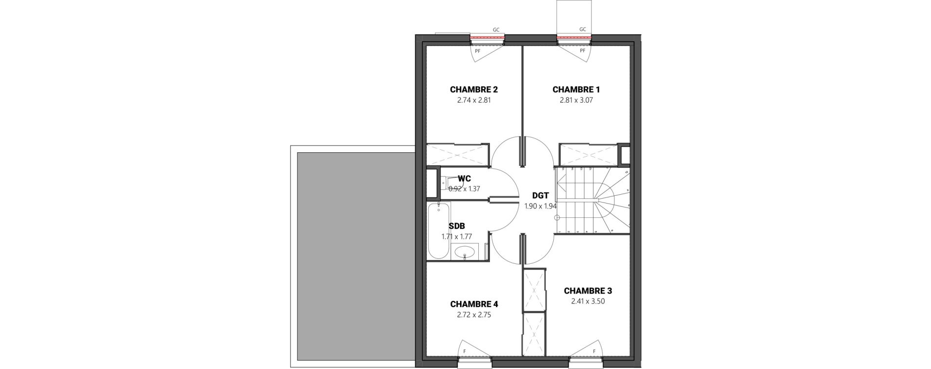 Maison T5 de 94,93 m2 &agrave; Brindas Centre