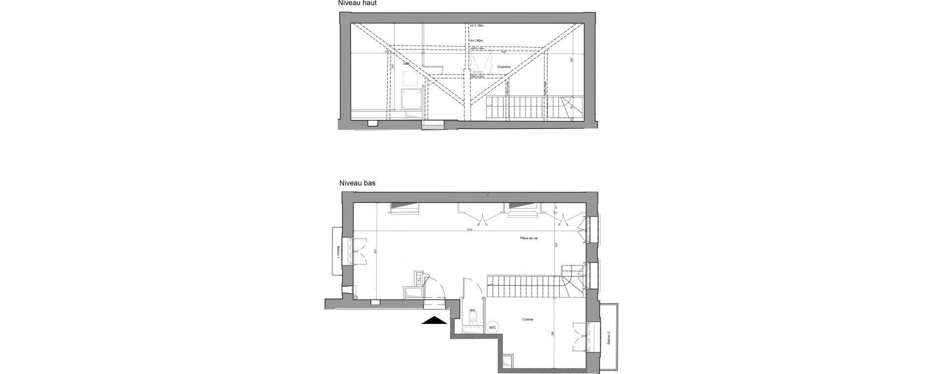 Appartement T3 de 70,52 m2 &agrave; Bron Centre