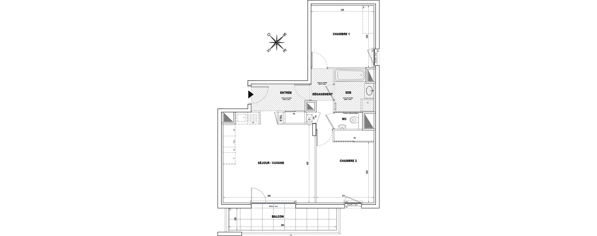 Appartement T3 de 61,04 m2 &agrave; Caluire-Et-Cuire Caluire et cuire le bourg