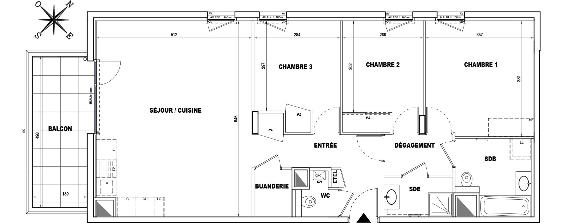 Appartement T4 de 88,21 m2 &agrave; Caluire-Et-Cuire Caluire et cuire le bourg