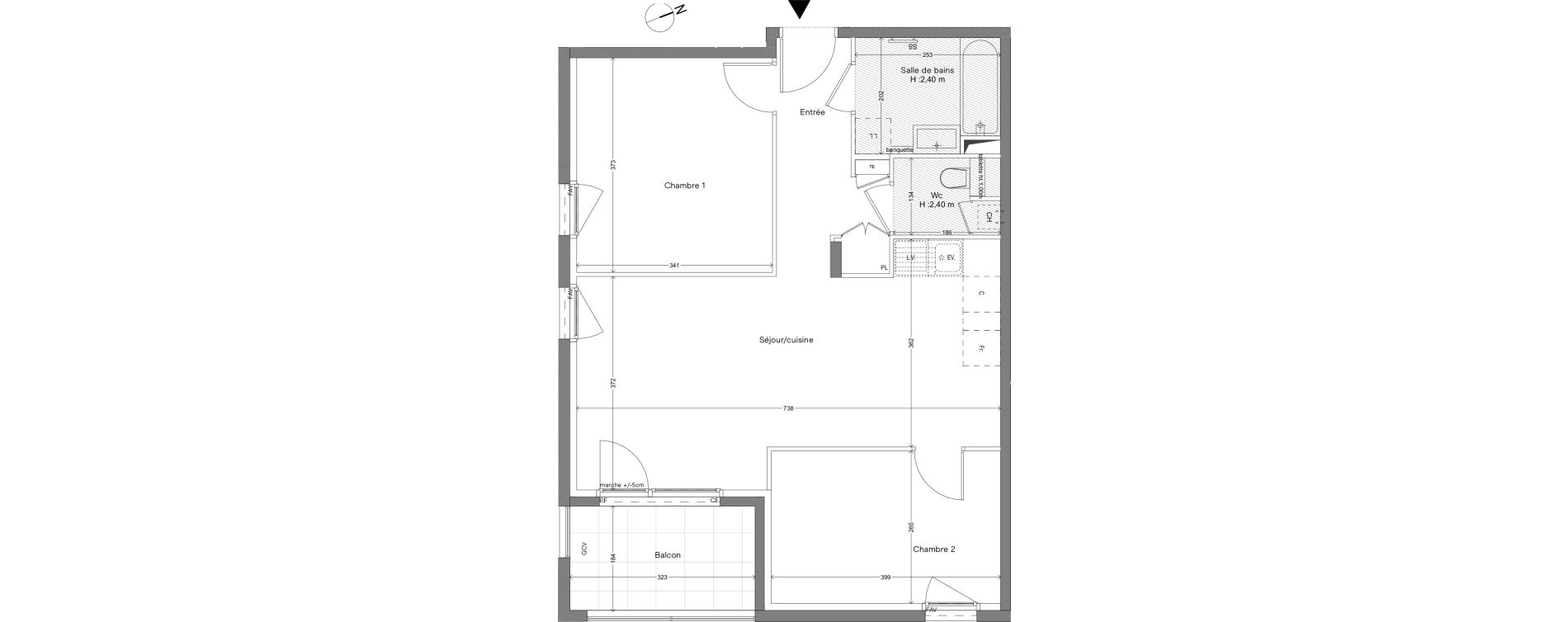 Appartement T3 de 62,40 m2 &agrave; Caluire-Et-Cuire Caluire et cuire le bourg