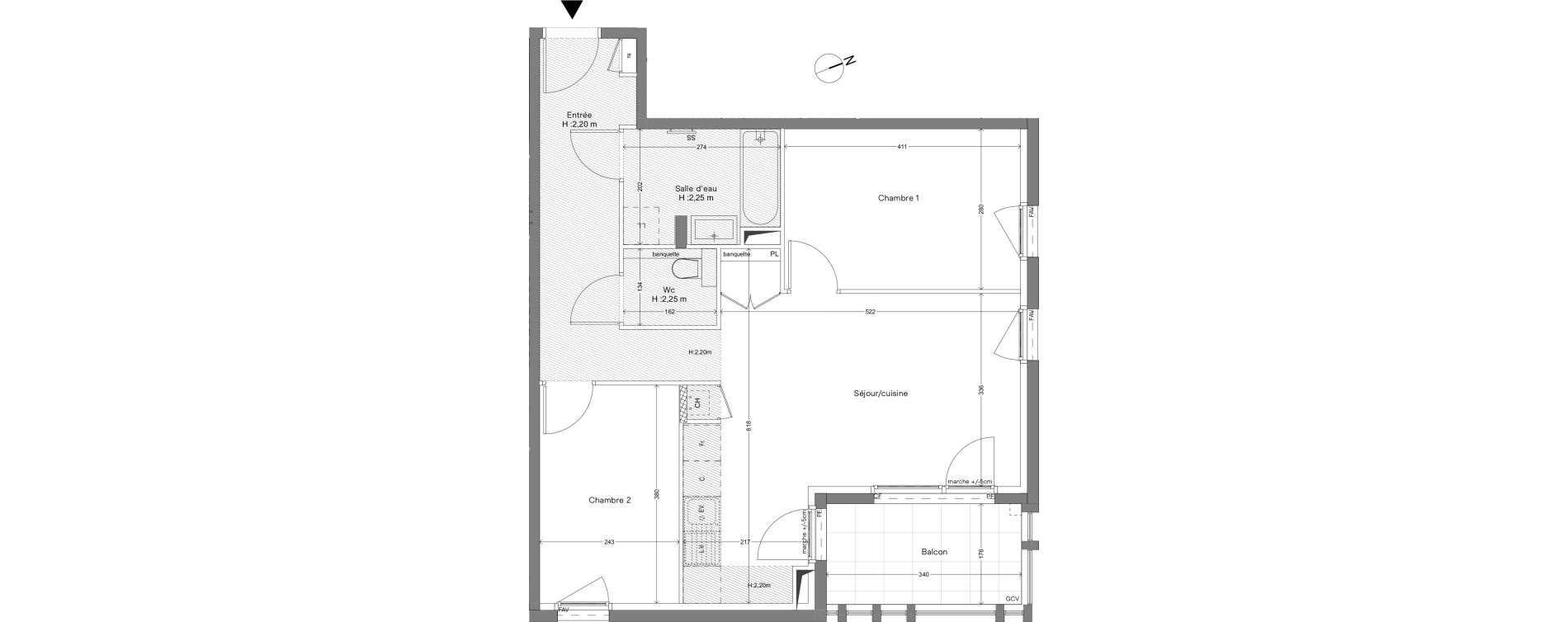 Appartement T3 de 62,20 m2 &agrave; Caluire-Et-Cuire Caluire et cuire le bourg