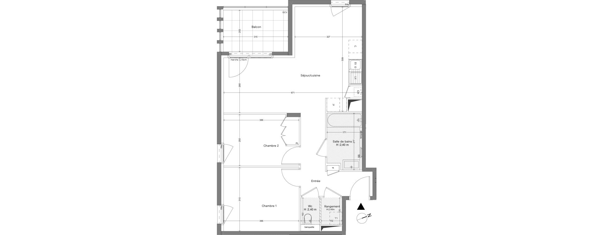 Appartement T3 de 60,10 m2 &agrave; Caluire-Et-Cuire Caluire et cuire le bourg