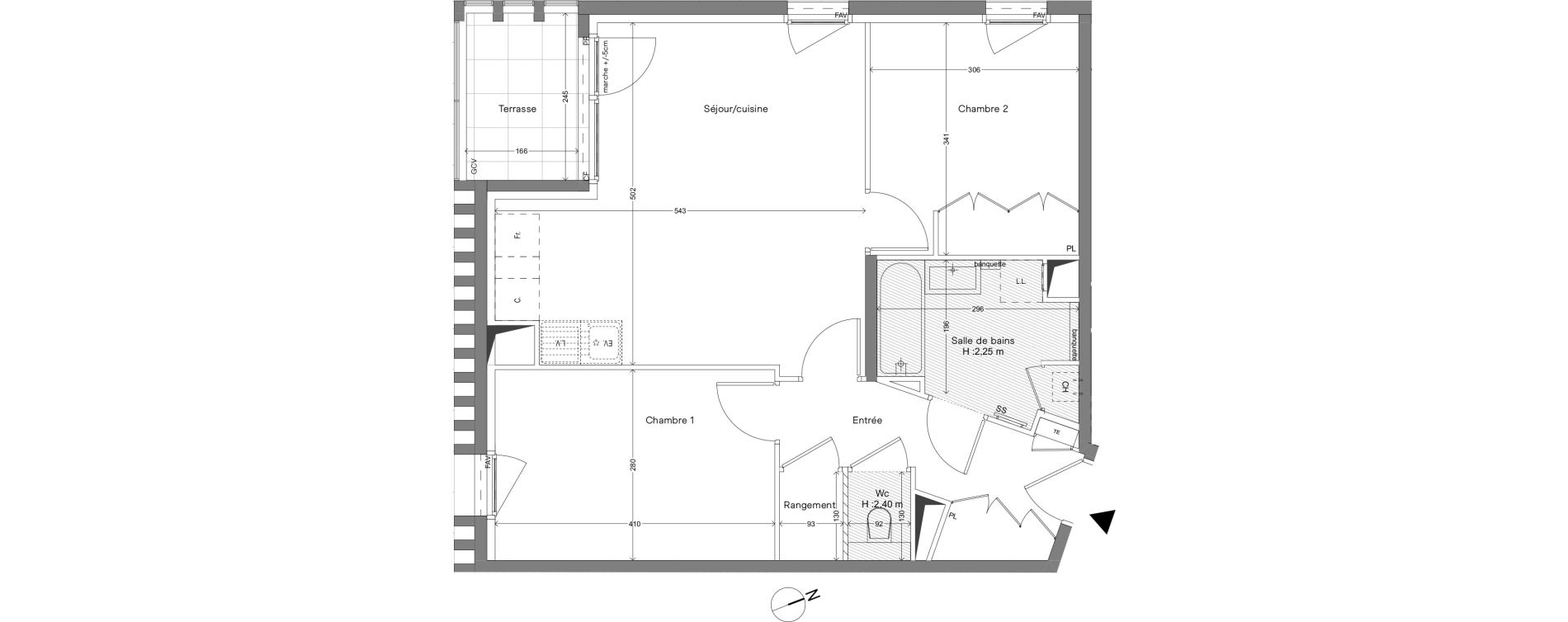 Appartement T3 de 60,10 m2 &agrave; Caluire-Et-Cuire Caluire et cuire le bourg