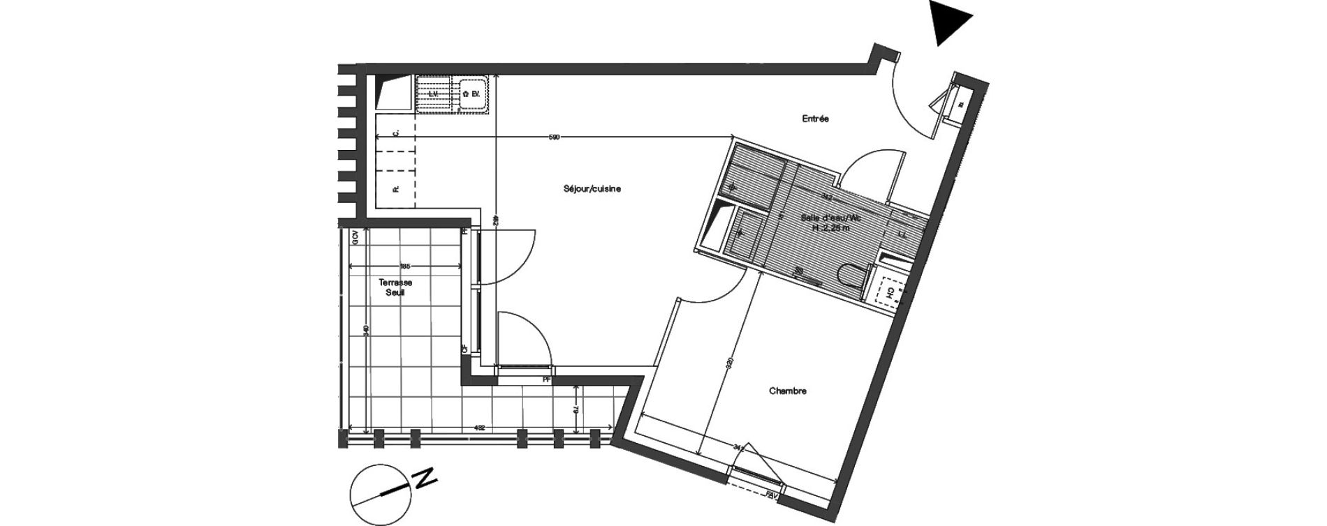 Appartement T2 de 43,20 m2 &agrave; Caluire-Et-Cuire Caluire et cuire le bourg
