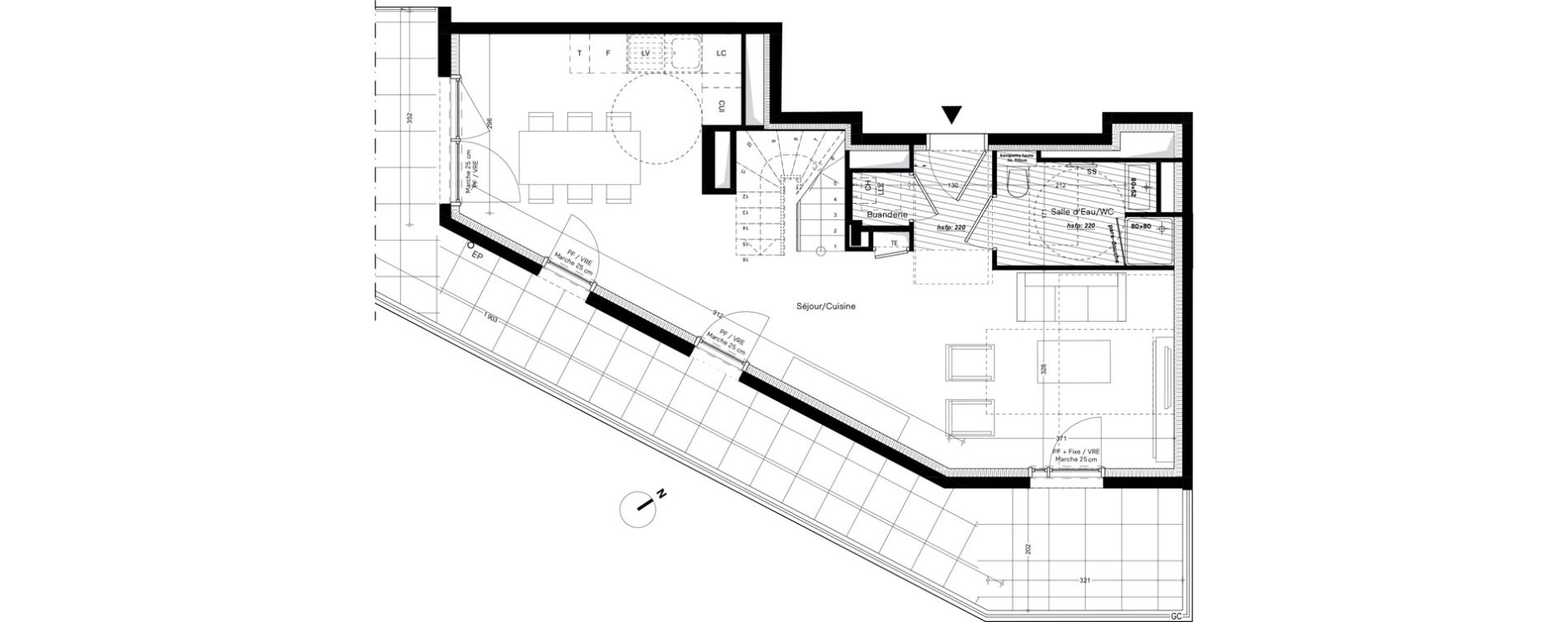Duplex T4 de 100,00 m2 à Caluire-Et-Cuire Le vernay