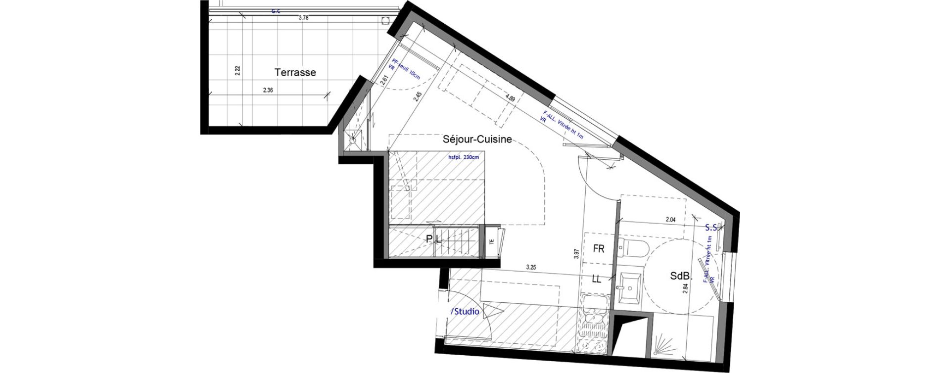 Appartement T1 de 29,10 m2 &agrave; Caluire-Et-Cuire Vassieux