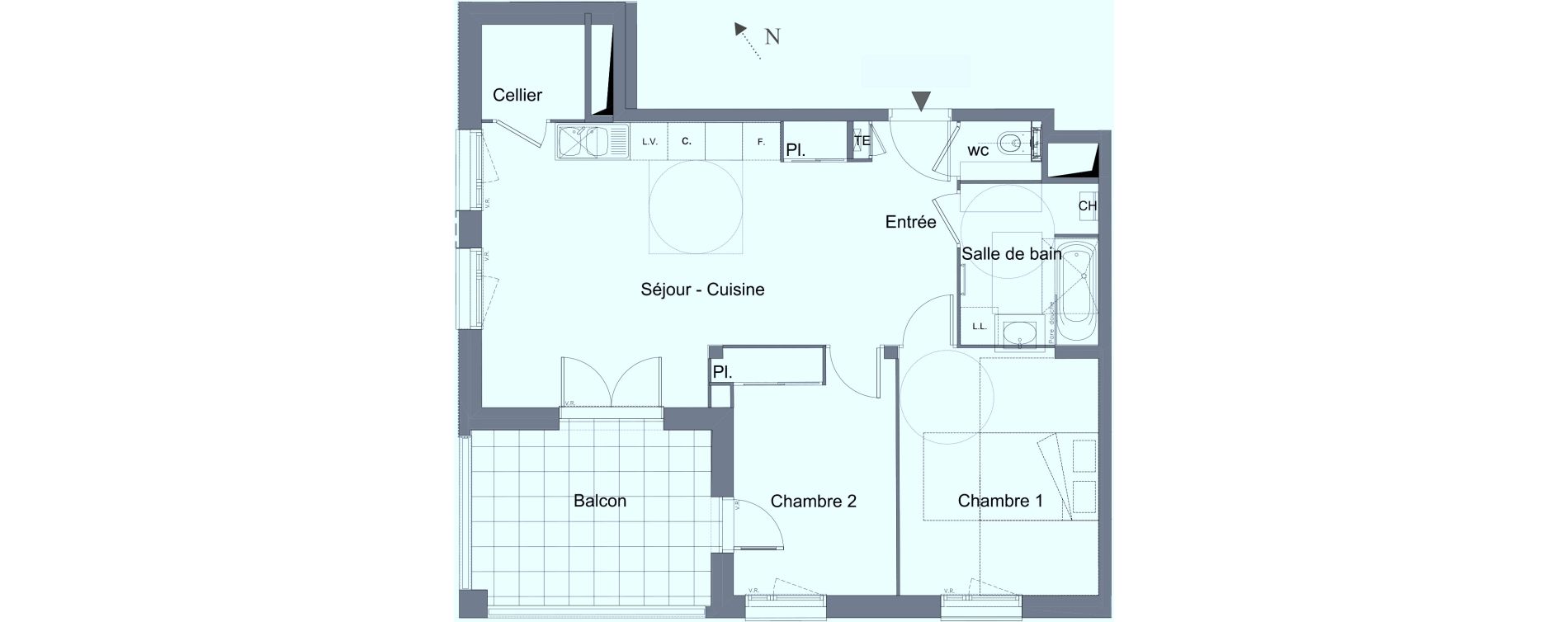 Appartement T3 de 62,36 m2 &agrave; Caluire-Et-Cuire Caluire et cuire le bourg