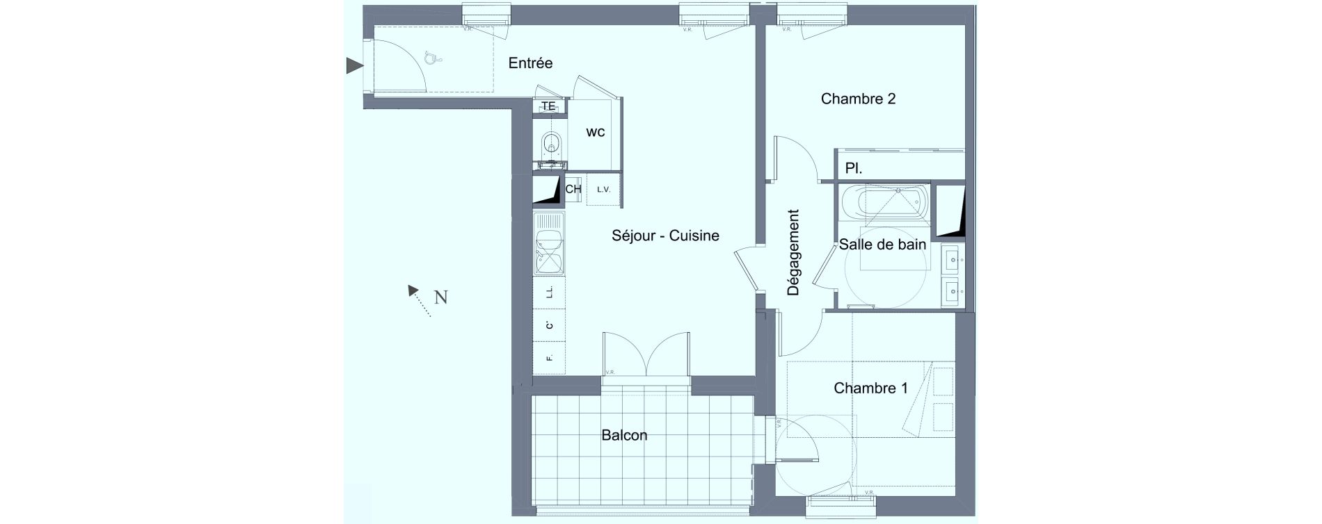 Appartement T3 de 59,03 m2 &agrave; Caluire-Et-Cuire Caluire et cuire le bourg