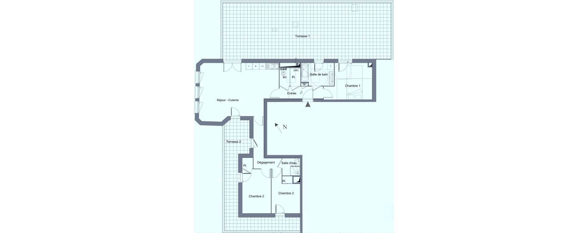 Appartement T4 de 88,75 m2 &agrave; Caluire-Et-Cuire Caluire et cuire le bourg