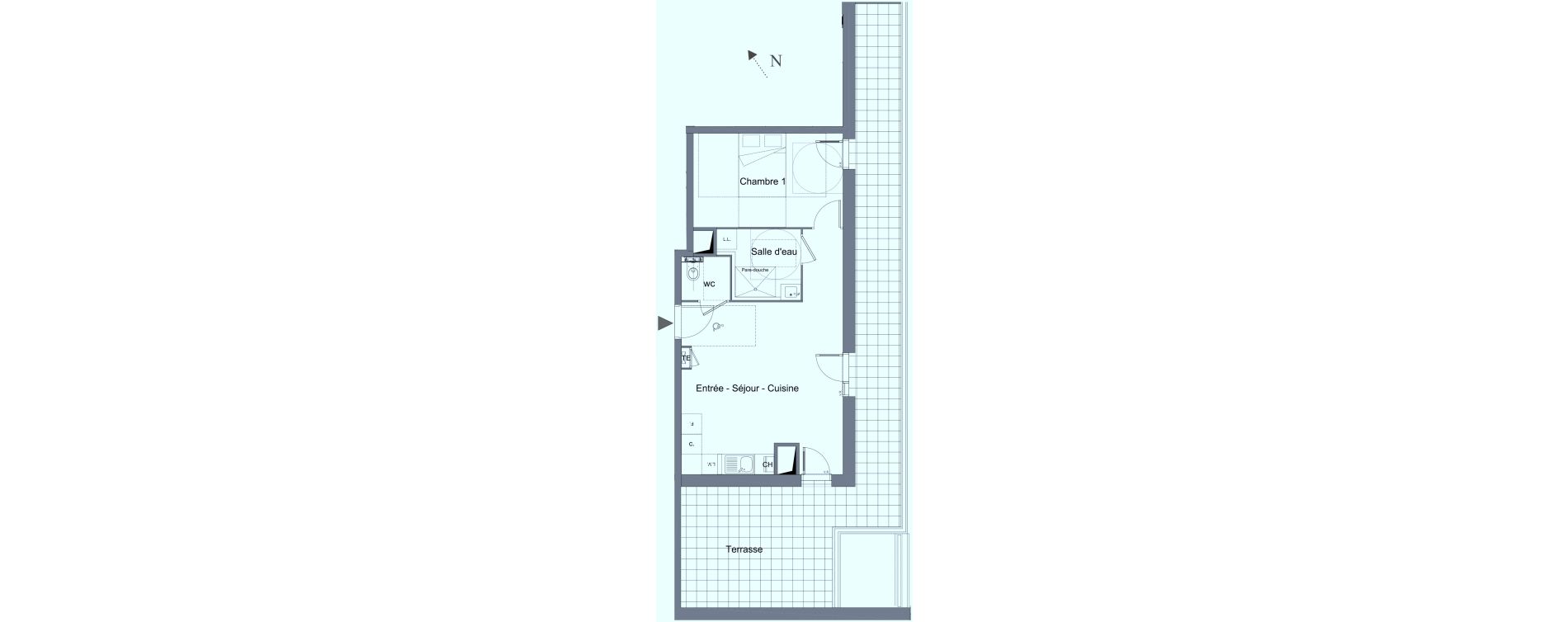 Appartement T2 de 46,31 m2 &agrave; Caluire-Et-Cuire Caluire et cuire le bourg