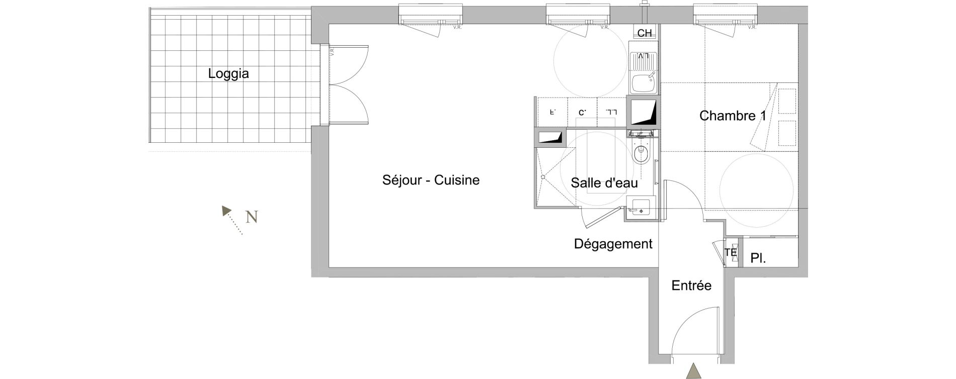 Appartement T2 de 51,06 m2 &agrave; Caluire-Et-Cuire Caluire et cuire le bourg