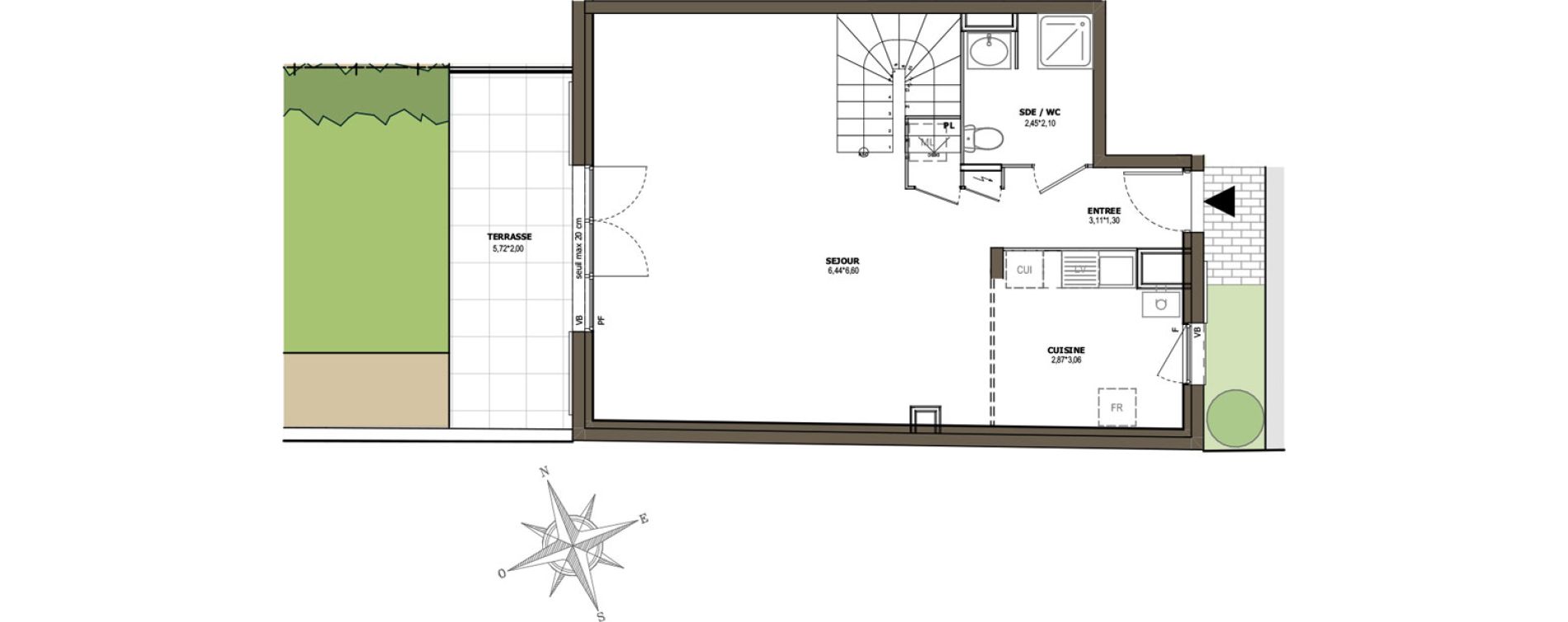 Maison T5 de 110,04 m2 &agrave; Charly Centre