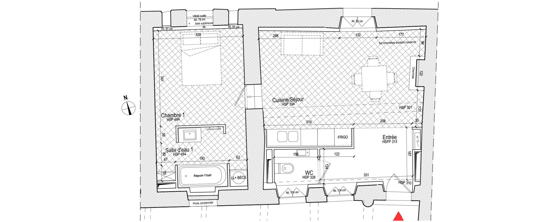 Appartement T2 de 46,92 m2 &agrave; Chassagny Centre