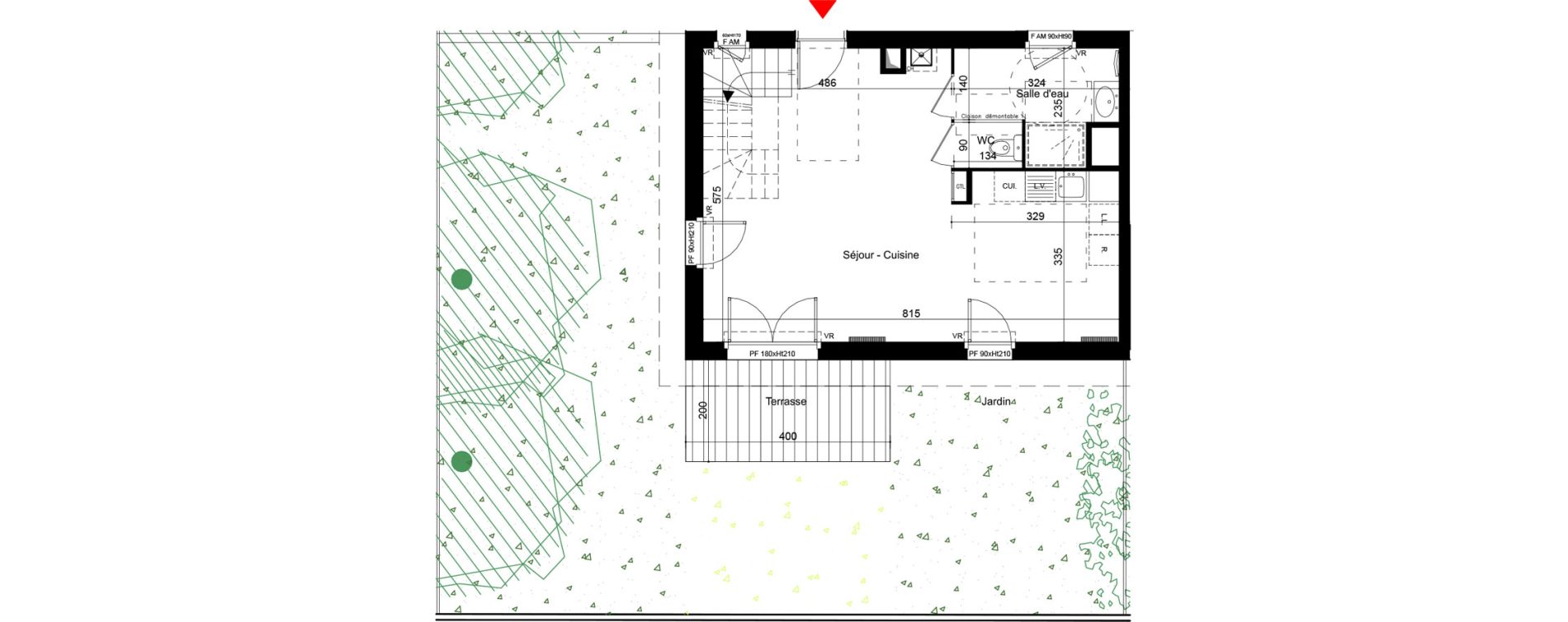 Maison T4 de 82,35 m2 &agrave; Chassieu Centre